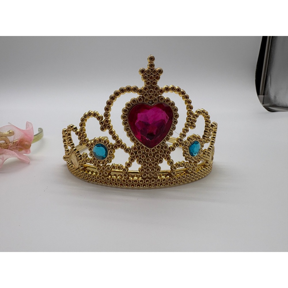 Disney Princess Tiara Crown Lot of 4 Multicolor Excellent Dress Up Costume - Picture 5 of 5